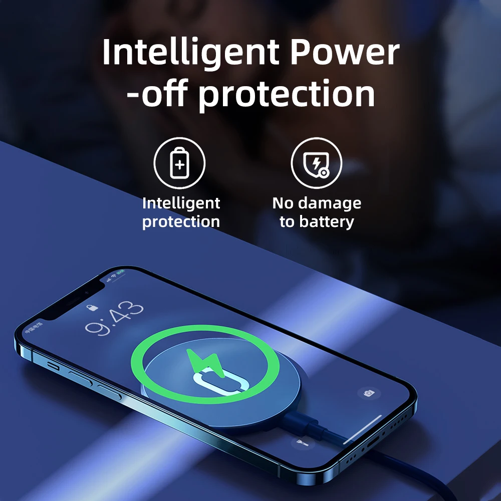Magnetic Wireless Charging For Huawei Samsung Xiaomi 15W QI Fast Charger For iPhone 12 Pro ProMax Mini Wireless Magsafe Chargers
Magnetic Wireless Charging For Huawei Samsung Xiaomi 15W QI Fast Charger For iPhone 12 Pro ProMax Mini Wireless Magsafe Chargers