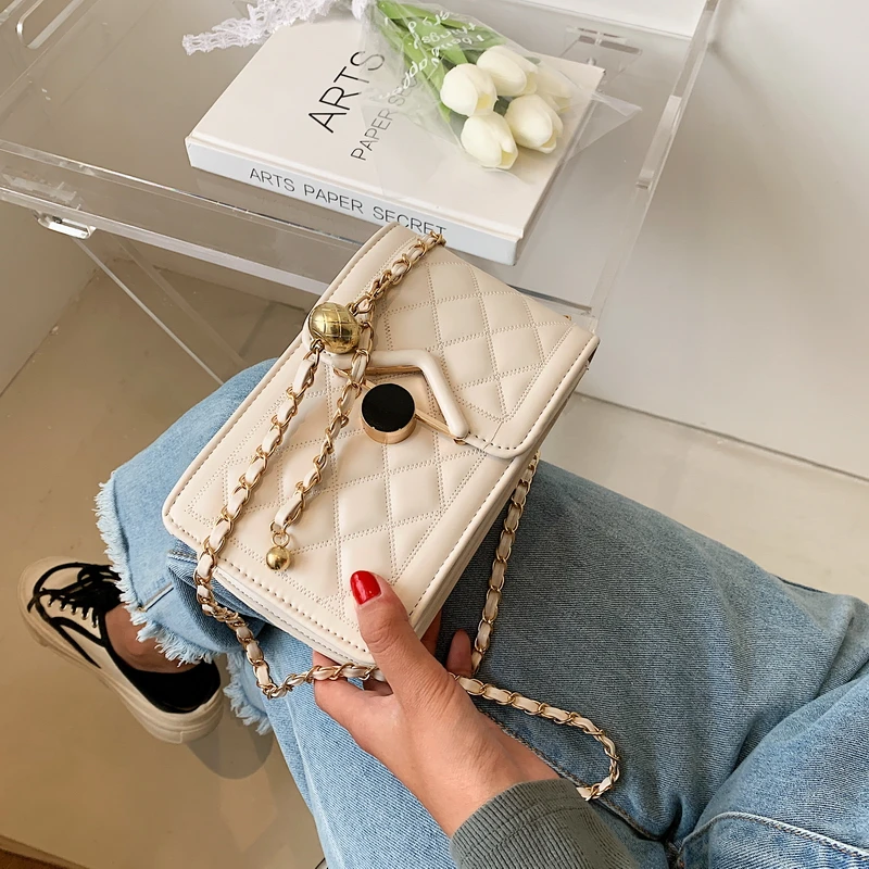 PU Leather Fashion Designer Phone Purse Mini Shoulder Bag Quality Sheepskin Small Flap Bags Women Crossbody Messenger Bags
PU Leather Fashion Designer Phone Purse Mini Shoulder Bag Quality Sheepskin Small Flap Bags Women Crossbody Messenger Bags