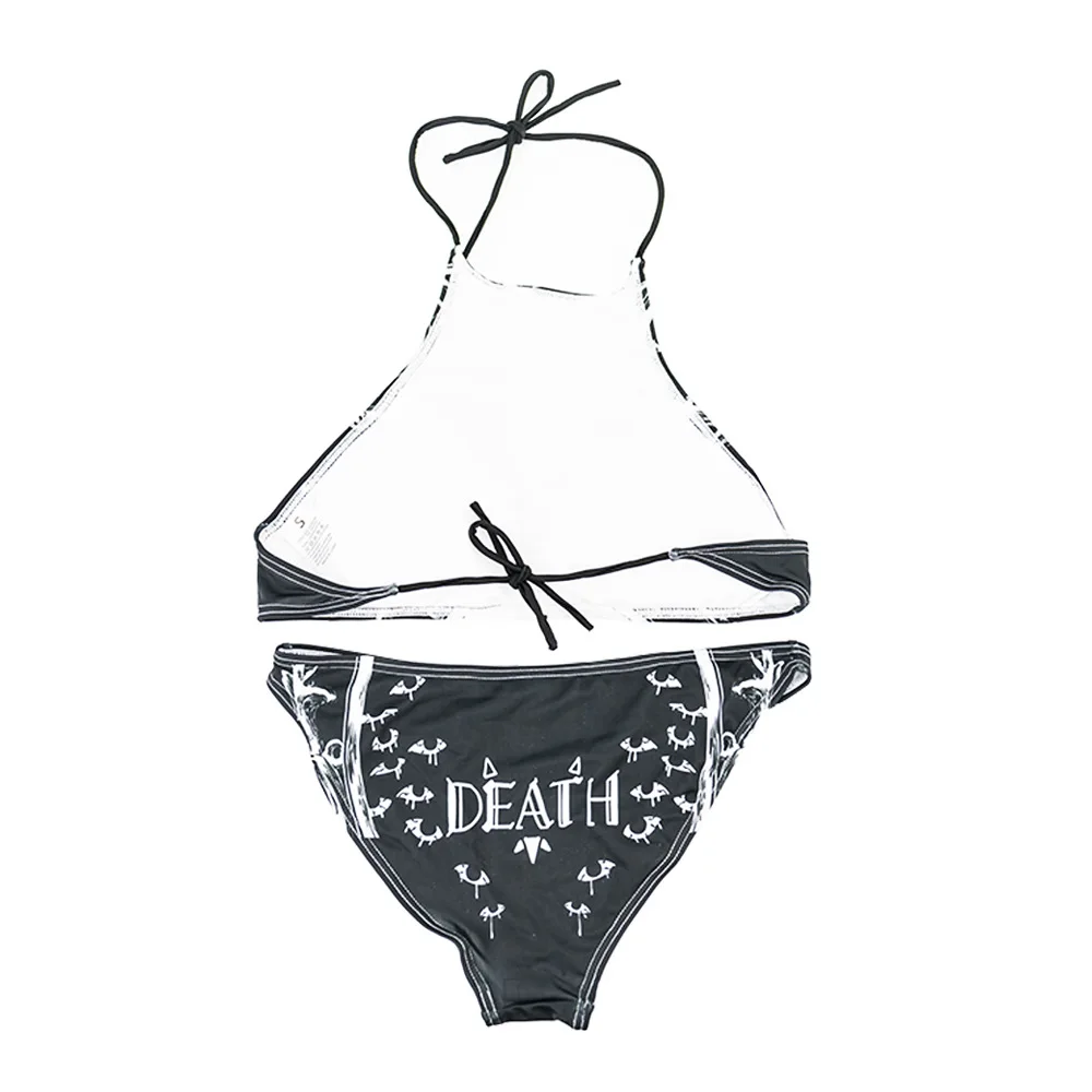 Cosplay Women's Gothic Swimsuit Halloween Horror Printed Outdoor Bikini Split Swimsuit
Cosplay Women's Gothic Swimsuit Halloween Horror Printed Outdoor Bikini Split Swimsuit