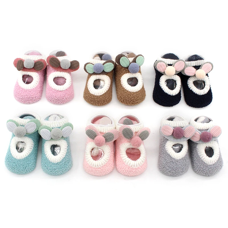 New Cute Cartoon Children Coral Fleece Socks Extra Coral Thick Newborn Boys Girls Socks Non-slip Autumn Winter Novelty 0-4 Years
New Cute Cartoon Children Coral Fleece Socks Extra Coral Thick Newborn Boys Girls Socks Non-slip Autumn Winter Novelty 0-4 Years