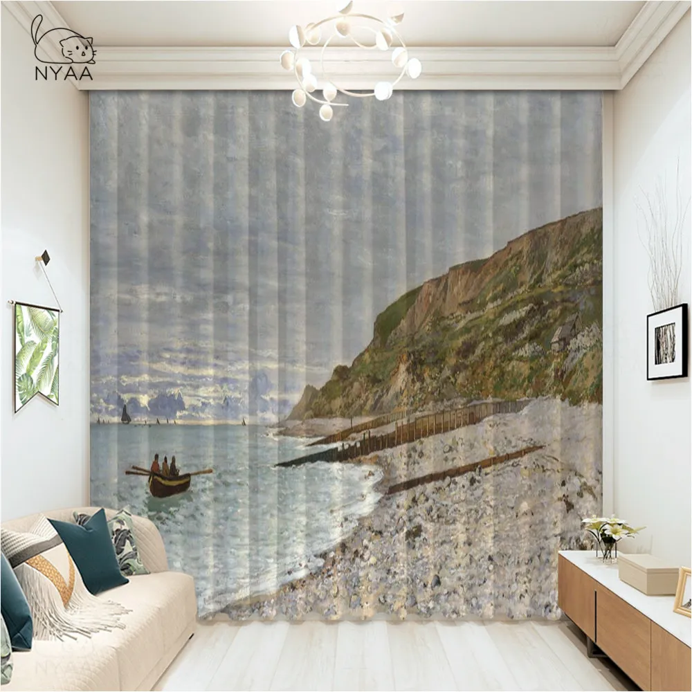 Modern Claude Monet Painting Water Lilies Window Curtain Blackout Curtains For Bedroom Living Room Ultra-thin Micro Shading
Modern Claude Monet Painting Water Lilies Window Curtain Blackout Curtains For Bedroom Living Room Ultra-thin Micro Shading