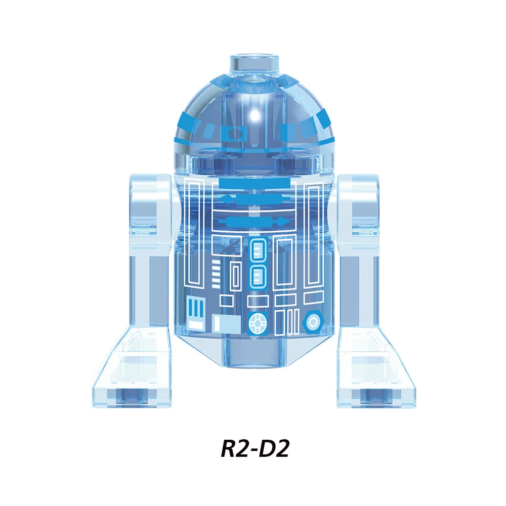 Disney R2-D2 BB-8 C-3PO R4-P17 K-2SO IG88 Battle Buzz Droid строительные блоки бриллиантовая фигурка