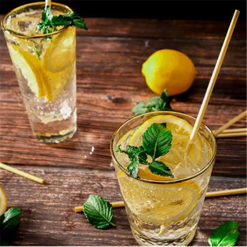 Drinking Straws 10Pcs/Set Bamboo Straws Natural Reusable with Case Clean Brush Eco-friendly Drinkware
Drinking Straws 10Pcs/Set Bamboo Straws Natural Reusable with Case Clean Brush Eco-friendly Drinkware