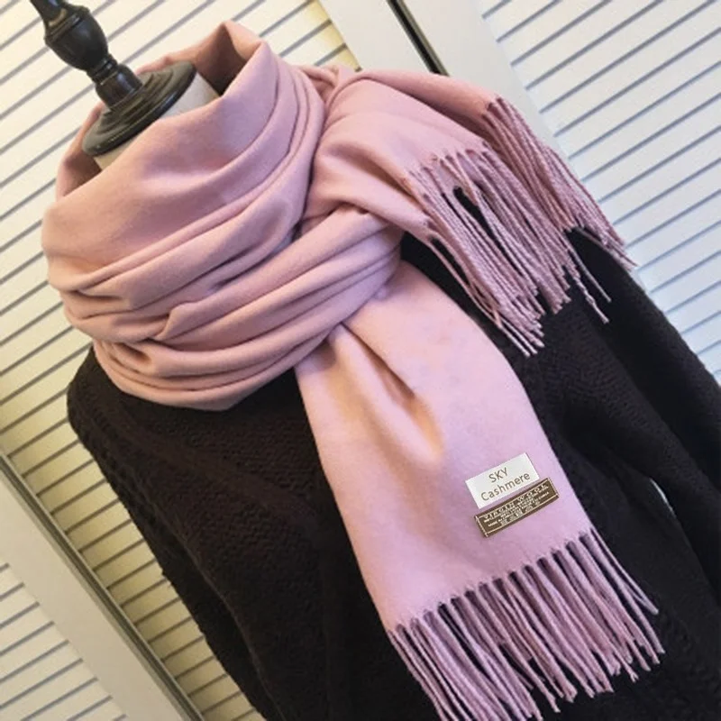 Woman Winter Solid Color Scarf Foulard Luxe Imitation Cashmere Lady Tassel Shawls Designer Scarf for Women Pashmina Wraps Gift
Woman Winter Solid Color Scarf Foulard Luxe Imitation Cashmere Lady Tassel Shawls Designer Scarf for Women Pashmina Wraps Gift