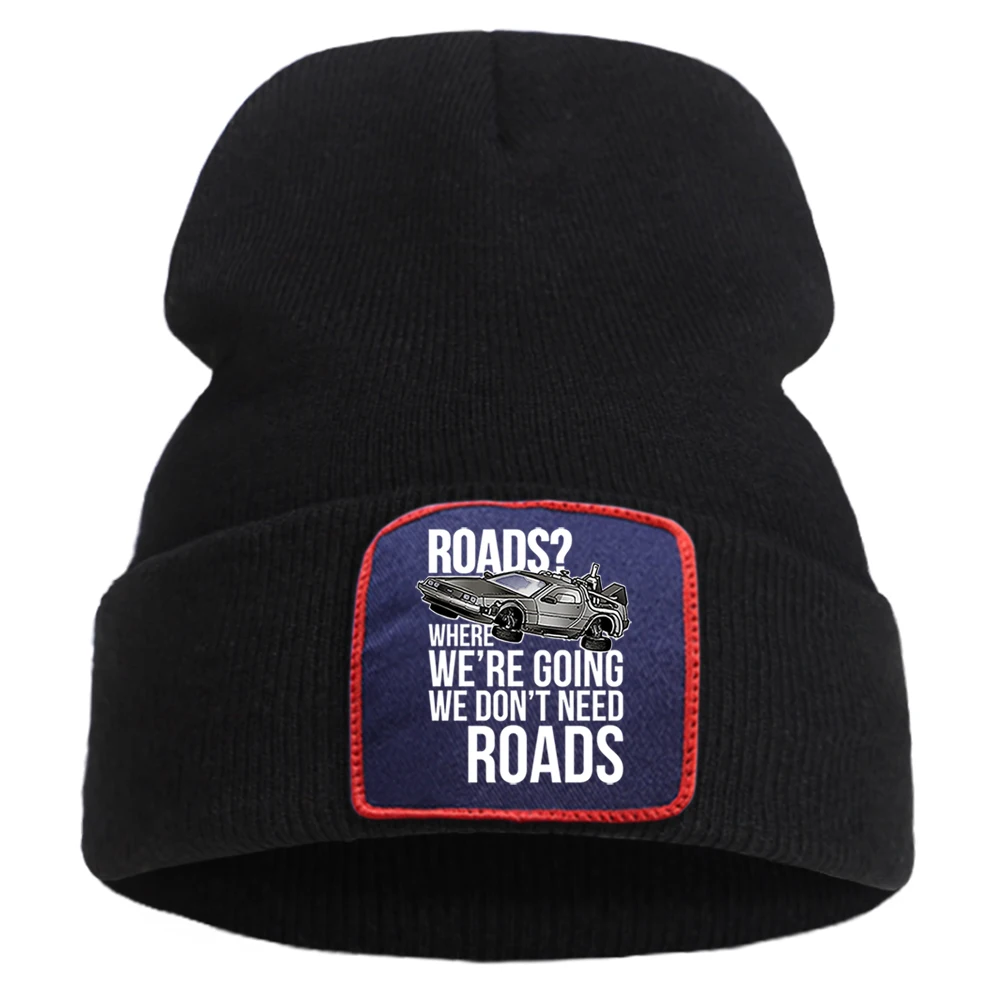 Back To The Future Knitted Hat Car Creative Hot Sale Beanie Cap Unisex Soft Brimless Hats Breathable Casual Sport Hedging Caps 
Back To The Future Knitted Hat Car Creative Hot Sale Beanie Cap Unisex Soft Brimless Hats Breathable Casual Sport Hedging Caps