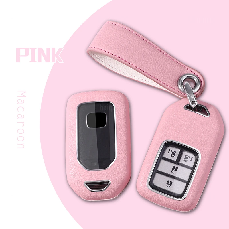 Leather Car Key Case for Honda Lingpai Jade Accord Sprite CRV Civic New Fit Binzhi XRV Odyssey Keychains car accessories
Leather Car Key Case for Honda Lingpai Jade Accord Sprite CRV Civic New Fit Binzhi XRV Odyssey Keychains car accessories