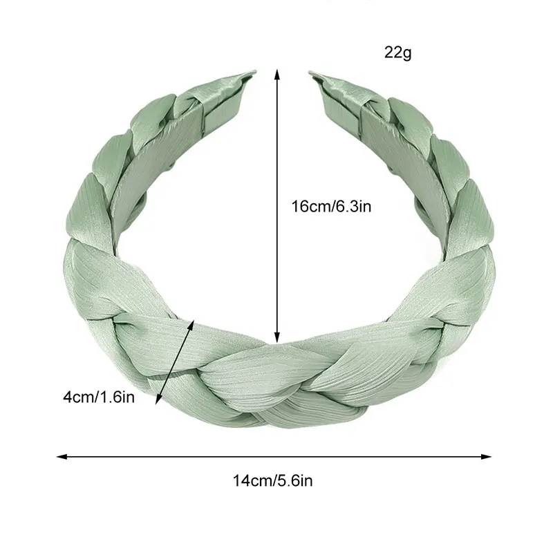 1Pcs Solid Color Twist Braid Pleated Headband Vintage Wide Brimmed Fashion Women Hair Accessories Wrinkled Head Hoop Headband
1Pcs Solid Color Twist Braid Pleated Headband Vintage Wide Brimmed Fashion Women Hair Accessories Wrinkled Head Hoop Headband