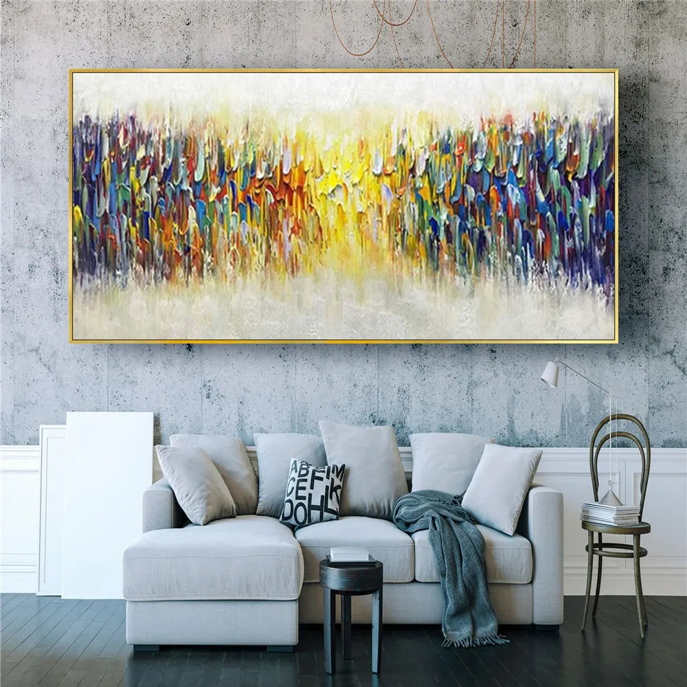 Fashionable Home Decor Wall Hanging Picture Gorgeous Knife Painting Craft Pure Hand-Painted Oil Paintings Decorating Living Room
Fashionable Home Decor Wall Hanging Picture Gorgeous Knife Painting Craft Pure Hand-Painted Oil Paintings Decorating Living Room