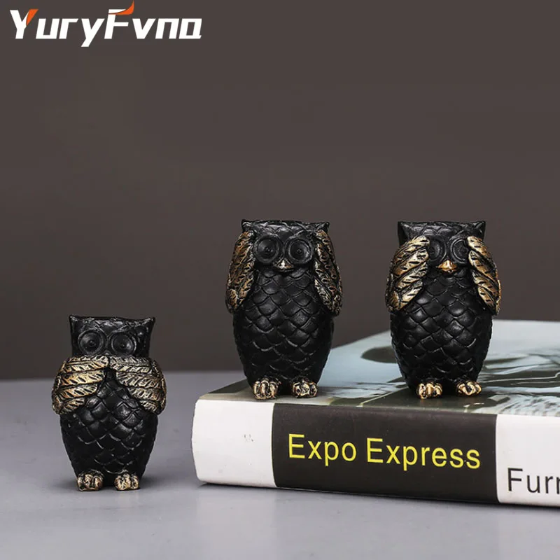 YuryFvna Modern Simple Resin Owl Statue Adornment Home Decoration Artistic Craft Figurine Gift for Living Room Bedroom
YuryFvna Modern Simple Resin Owl Statue Adornment Home Decoration Artistic Craft Figurine Gift for Living Room Bedroom
