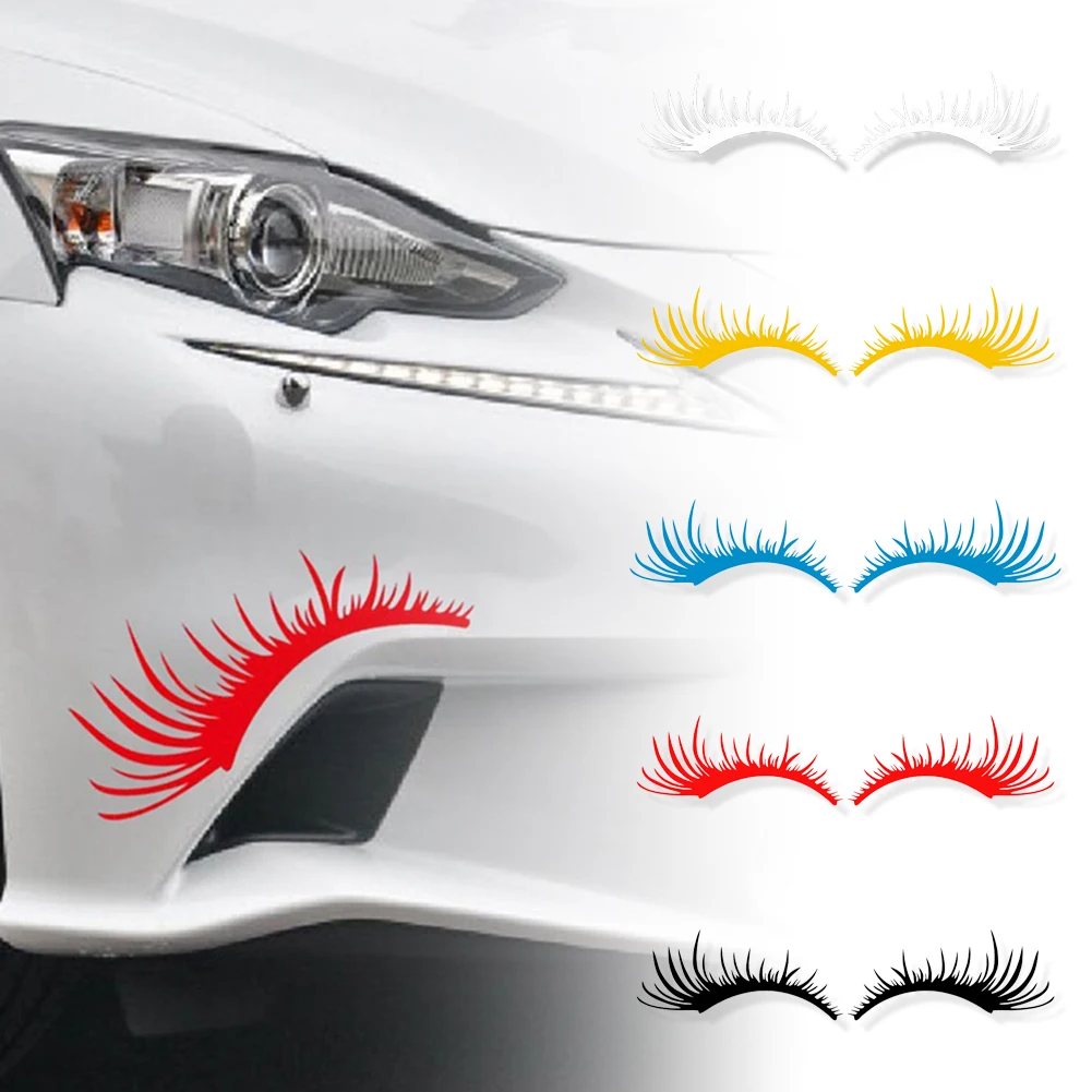 Car Stickers 2 Pcs Eyelashes Eyebrow Waterproof Removable Car Styling Sticker Decal Decor Charming Headlight Decoration
Car Stickers 2 Pcs Eyelashes Eyebrow Waterproof Removable Car Styling Sticker Decal Decor Charming Headlight Decoration