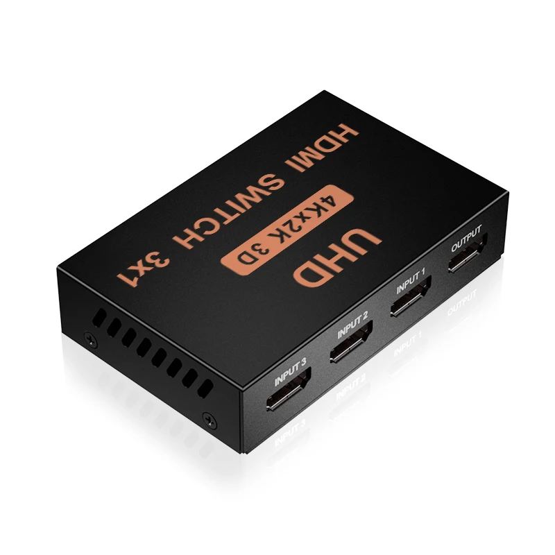 1080P 4K * 2K HDMI-совместимый видеопереключатель HD сплиттер 3 входа 1 выход порт