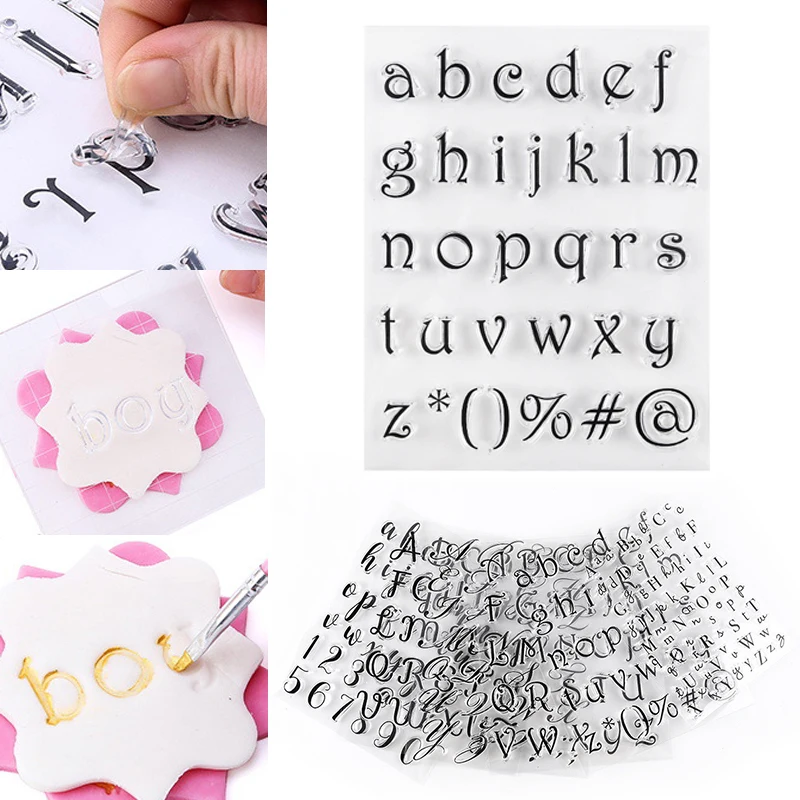 1pc Alphabet Silicone Fondant Cake Stamp Mold Letters Biscuit Cookie Cake Decorating Mold Embosser Stamp Baking Tools
1pc Alphabet Silicone Fondant Cake Stamp Mold Letters Biscuit Cookie Cake Decorating Mold Embosser Stamp Baking Tools