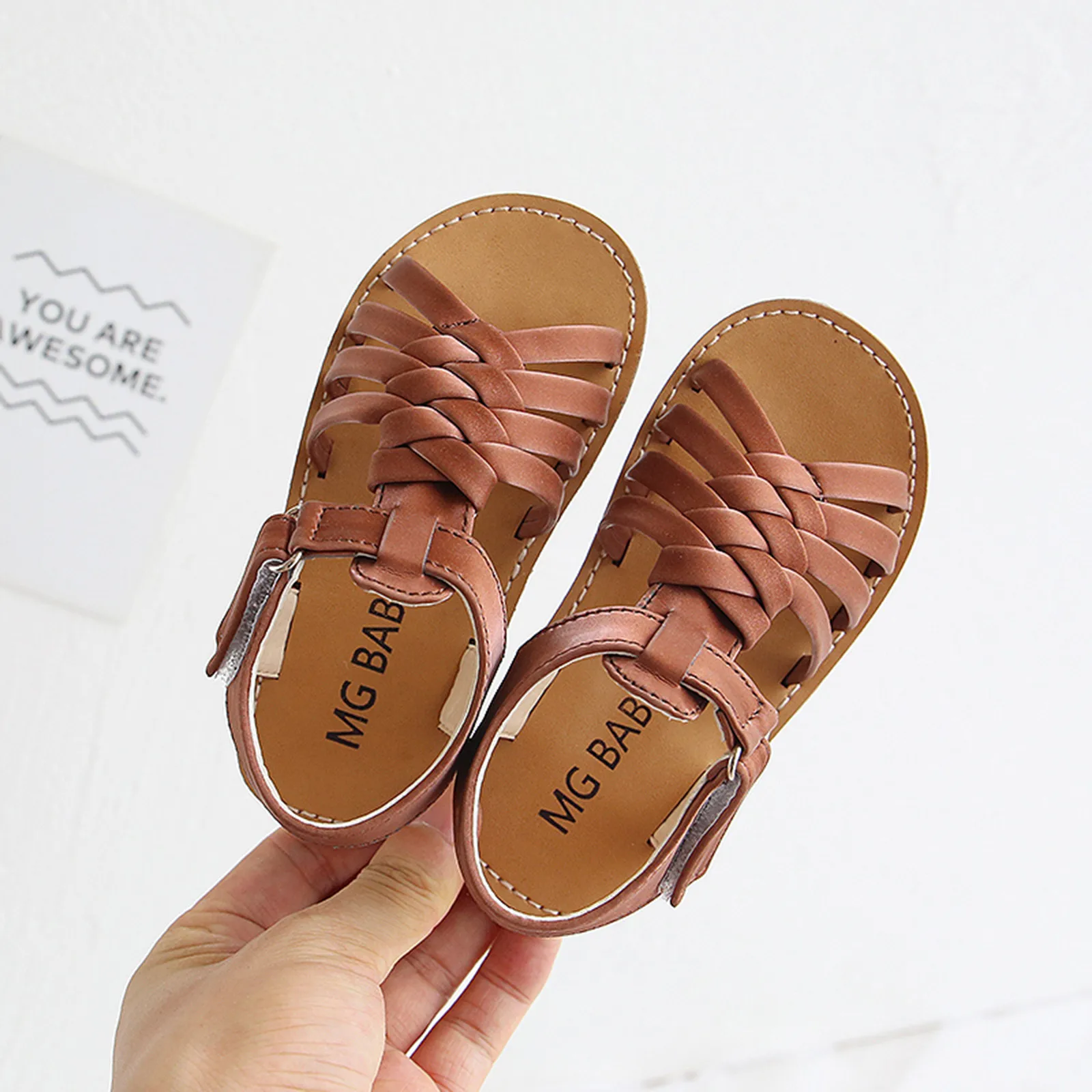 TELOTUNY Sandals Children Toddler Baby Girls Boys Crossed Strap Leather Shoes 2021 Summer Soft Soled Anti-Slip Beach Sandals
TELOTUNY Sandals Children Toddler Baby Girls Boys Crossed Strap Leather Shoes 2021 Summer Soft Soled Anti-Slip Beach Sandals