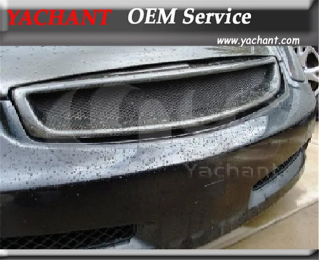 Углеродное волокно CF передняя решетка подходит для 2003 2007 G35 2D Coupe JDM СТИЛЬ сетки|grill