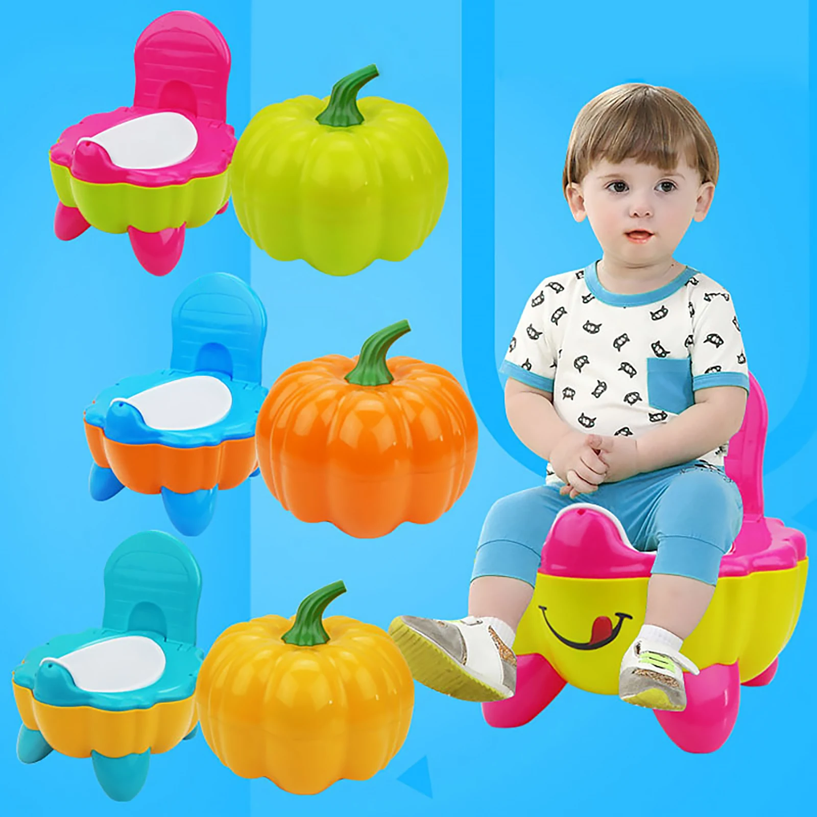 Baby Potty Toilet Bowl Cute Pumpkin Cartoon Training Pan Toilet Seat Children Bedpan Portable Urinal Comfortable Backrest Pot
Baby Potty Toilet Bowl Cute Pumpkin Cartoon Training Pan Toilet Seat Children Bedpan Portable Urinal Comfortable Backrest Pot