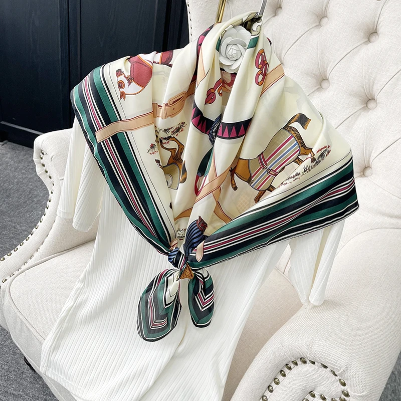 2021 новый весенний женский шарф качественная шаль Шелковый модный шарф головной платок пляжный солнцезащитный мешок головной платок шарф 90 ... 
2021 новый весенний женский шарф качественная шаль Шелковый модный шарф головной платок пляжный солнцезащитный мешок головной платок шарф 90 ...