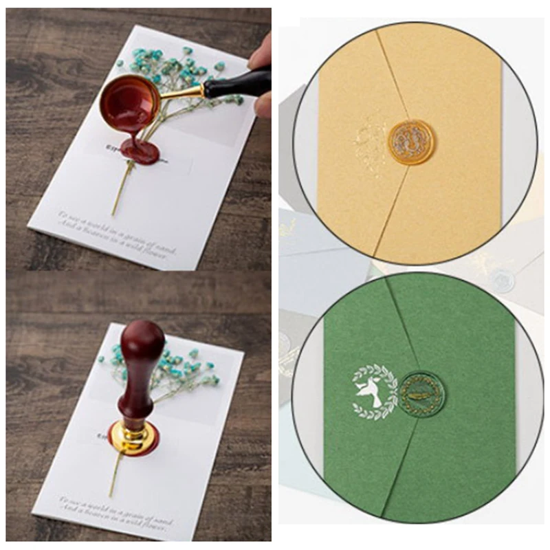 Wax Seal Stamps Box Kit Wedding Invitation Decorative Sealling wax Dipping Pot Set Stamping Plates Melt Craft Suppliesg
Wax Seal Stamps Box Kit Wedding Invitation Decorative Sealling wax Dipping Pot Set Stamping Plates Melt Craft Suppliesg