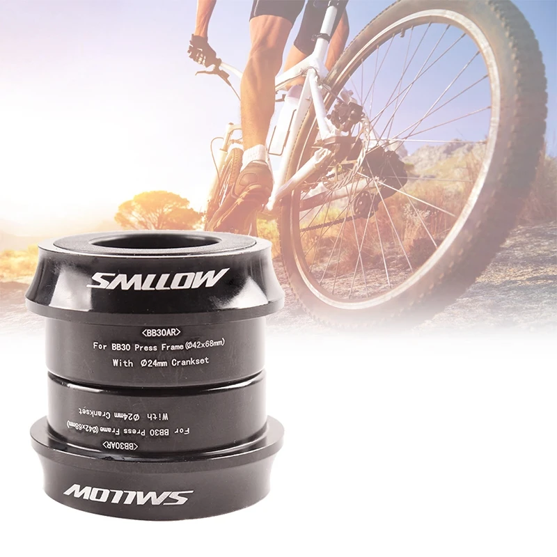 SMLLOW Bike Bottom Bracket Crankset Mountain Bicycle BB Shell Integrated Hollow for BB 30 Bike Press Frame
SMLLOW Bike Bottom Bracket Crankset Mountain Bicycle BB Shell Integrated Hollow for BB 30 Bike Press Frame