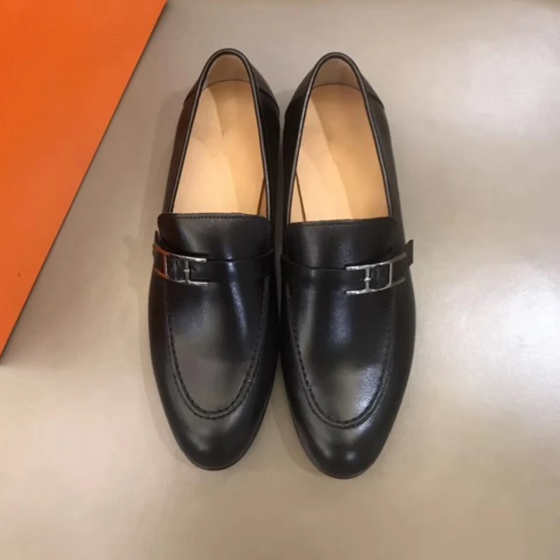 Designer Dress Derby shoes Casual Fashion Men's Monterey Luxury Black Calfskin Loafers Shoes
Designer Dress Derby shoes Casual Fashion Men's Monterey Luxury Black Calfskin Loafers Shoes