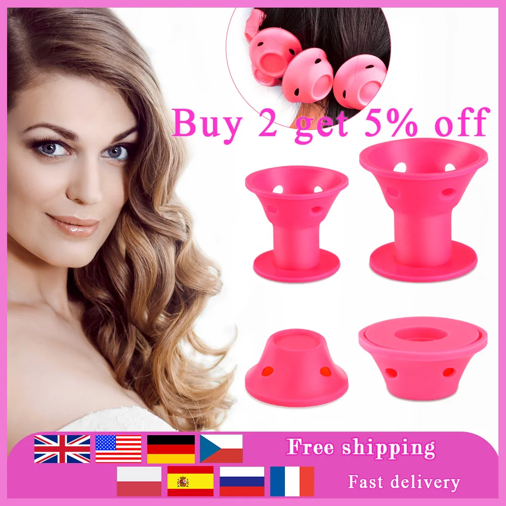 10pcs/set Silicone curlers Hair Curler Women Care Rollers Bell Shape Mushroom Hair Styling Tool No Heat Hair Care Accessories
10pcs/set Silicone curlers Hair Curler Women Care Rollers Bell Shape Mushroom Hair Styling Tool No Heat Hair Care Accessories