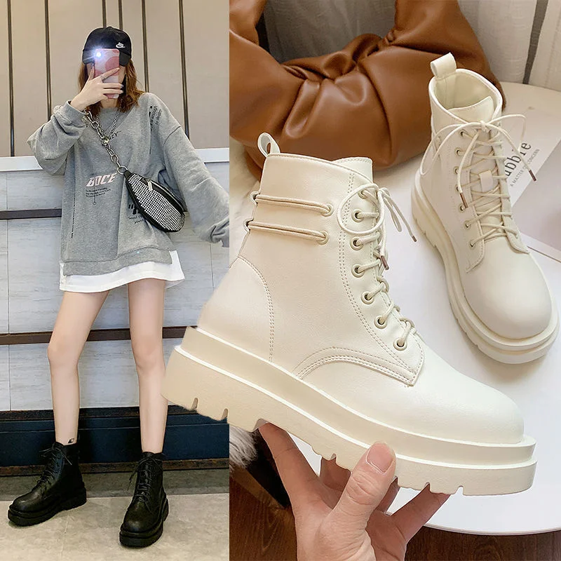 Women Ankle Boots Winter Round Toe And Lace Up Round Toe Platform 2021 Fashion Shoes For Woman Non-slip
Women Ankle Boots Winter Round Toe And Lace Up Round Toe Platform 2021 Fashion Shoes For Woman Non-slip