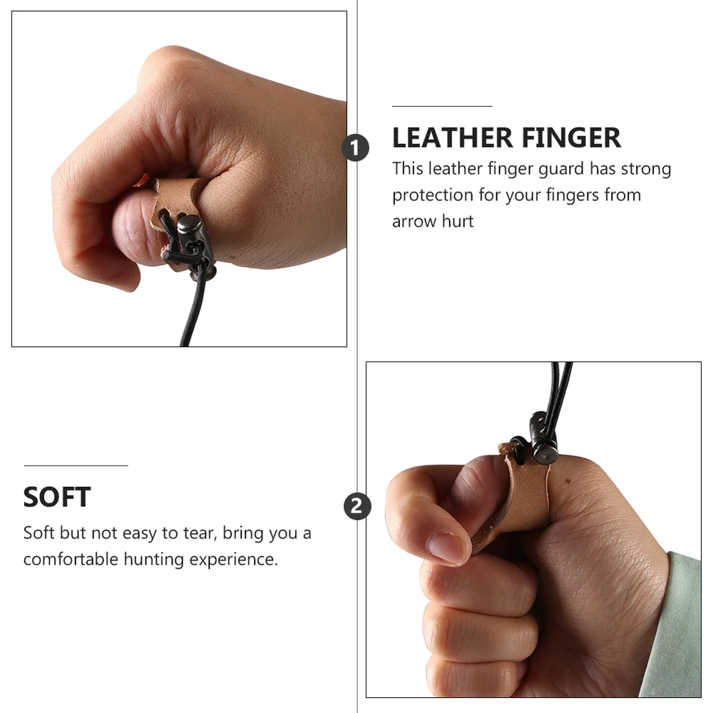 Bowstring Finger Saver Archery Finger Guard Leather Recurve Bow Protector
Bowstring Finger Saver Archery Finger Guard Leather Recurve Bow Protector