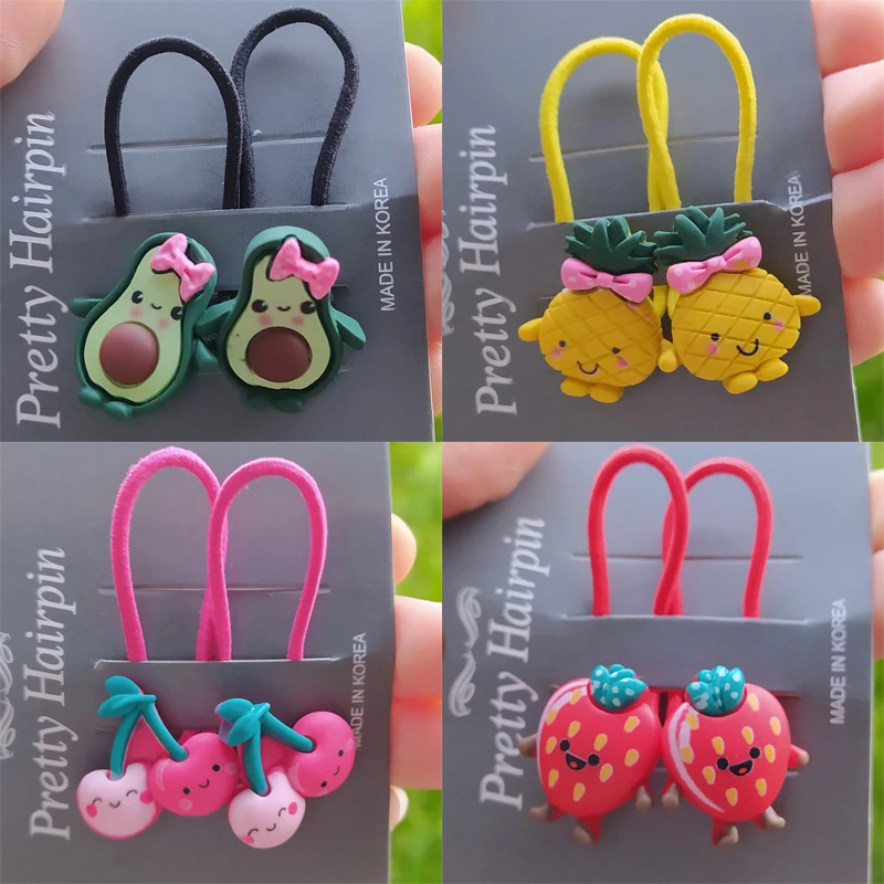 2PCS Fruit Avocado Pineapple Cartoon Princess Headwear Kids Elastic Hair Bands Children Ropes Girls Accessories Baby Headdress
2PCS Fruit Avocado Pineapple Cartoon Princess Headwear Kids Elastic Hair Bands Children Ropes Girls Accessories Baby Headdress