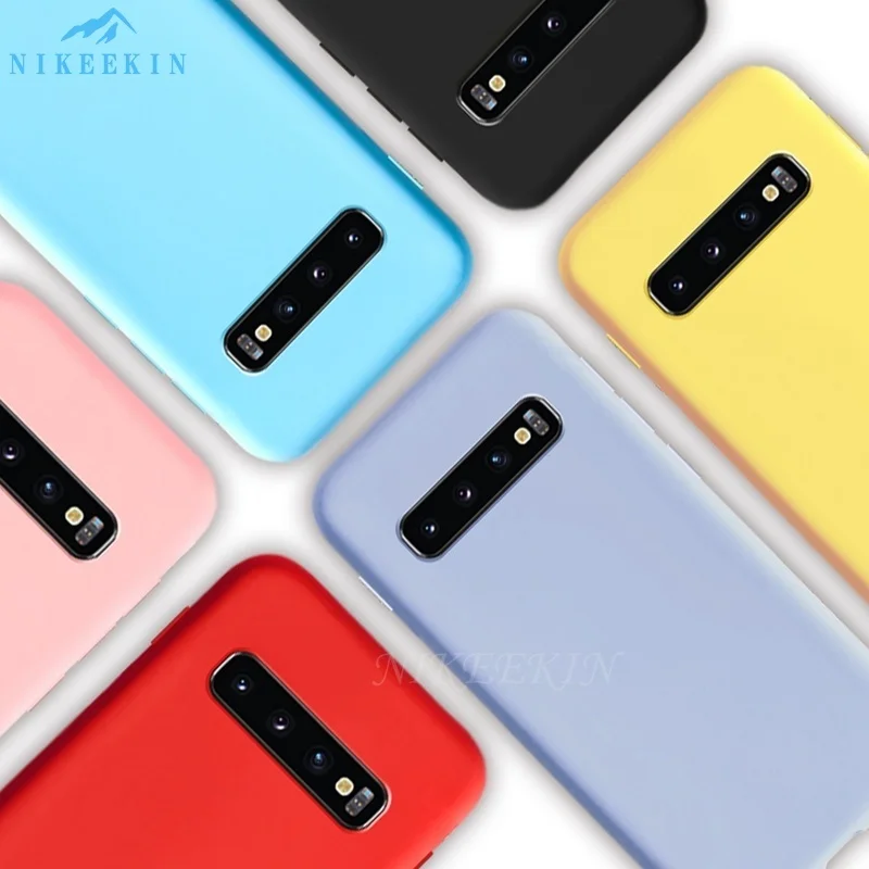 Фото Чехол карамельного цвета для телефона Samsung Note 10 Lite S20 Plus S10 S10E M60S M80S силиконовый