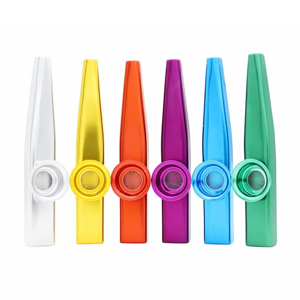 Металлическая Детская музыкальная люлька Kazoo A Mouth Flauto для детей Strumento