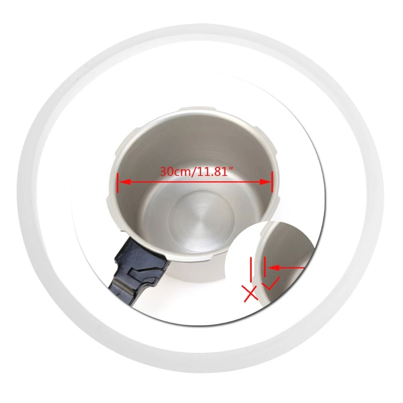 Pressure Cookers Silicone Rubber Gasket Sealing Seal Ring Kitchen Cooking Tool A0NC
Pressure Cookers Silicone Rubber Gasket Sealing Seal Ring Kitchen Cooking Tool A0NC