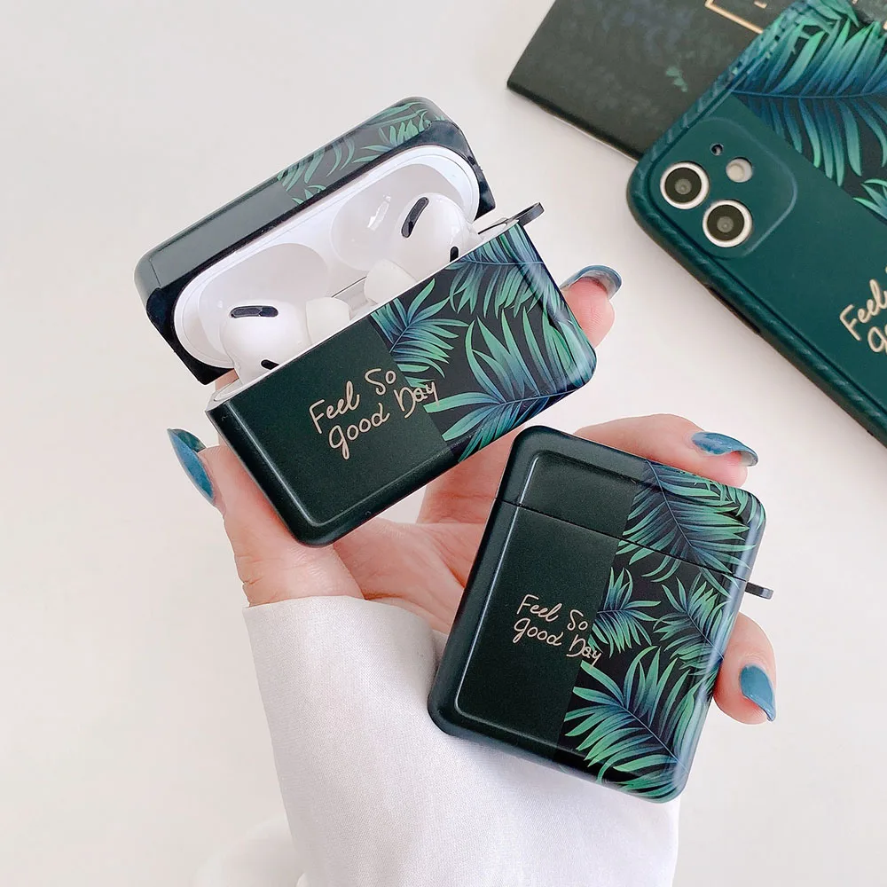 Emerald Banana Leaves Earphone Case For AirPods Pro 2 Cases Vintage Cute Soft Splicing Protective Cover for AirPod 2 1 Air Pods
Emerald Banana Leaves Earphone Case For AirPods Pro 2 Cases Vintage Cute Soft Splicing Protective Cover for AirPod 2 1 Air Pods