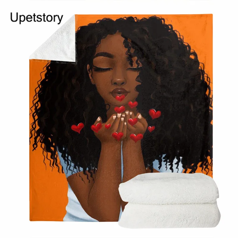Upetstory Black Girl Magic Afro Lady Print Luxury Throw Blanket Soft Plush Blanket for Beds Sherpa Fleece Blanket Plush Bedding
Upetstory Black Girl Magic Afro Lady Print Luxury Throw Blanket Soft Plush Blanket for Beds Sherpa Fleece Blanket Plush Bedding