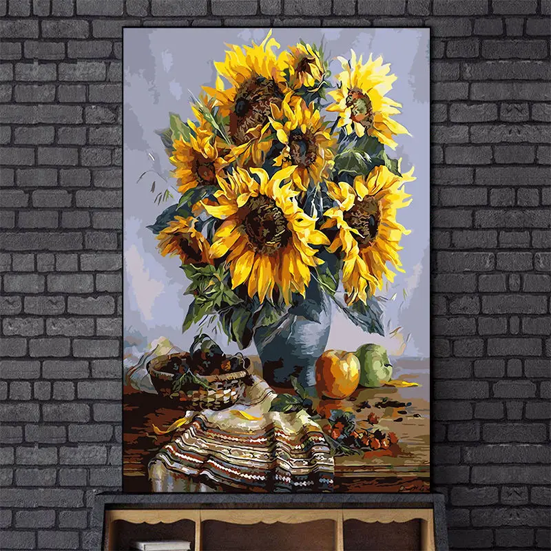 Yellow Sunflowers Oil Canvas Painting Art Posters Wall Prints As A Gift Art Pictures for Living Room Bedroom Home Decor Cuadros
Yellow Sunflowers Oil Canvas Painting Art Posters Wall Prints As A Gift Art Pictures for Living Room Bedroom Home Decor Cuadros