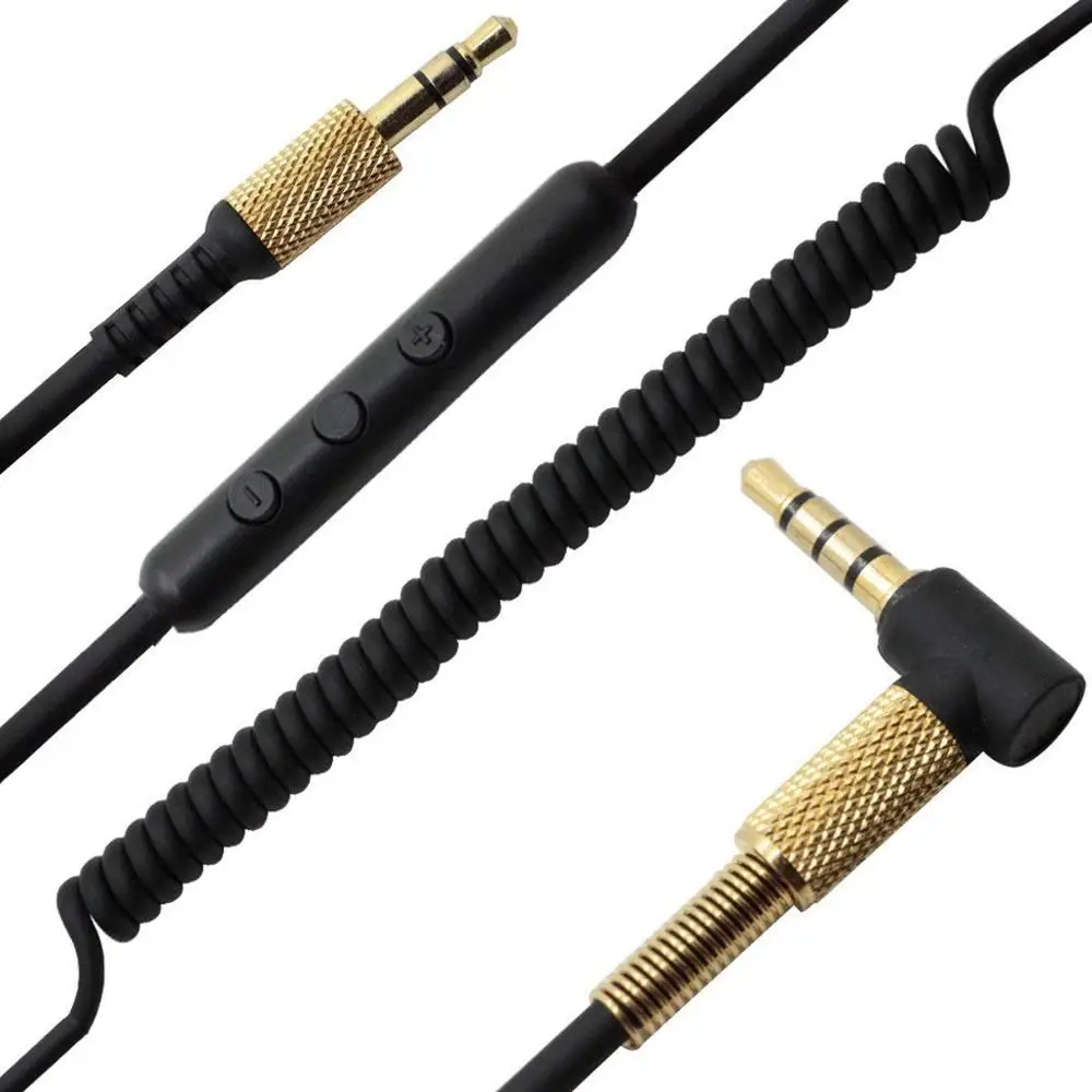 Spring Replacement Stereo Audio Cable Extension Cord for Marshall Major Monitor Mid I 2 II III A.N.C Voice Bluetooth Headphones
Spring Replacement Stereo Audio Cable Extension Cord for Marshall Major Monitor Mid I 2 II III A.N.C Voice Bluetooth Headphones