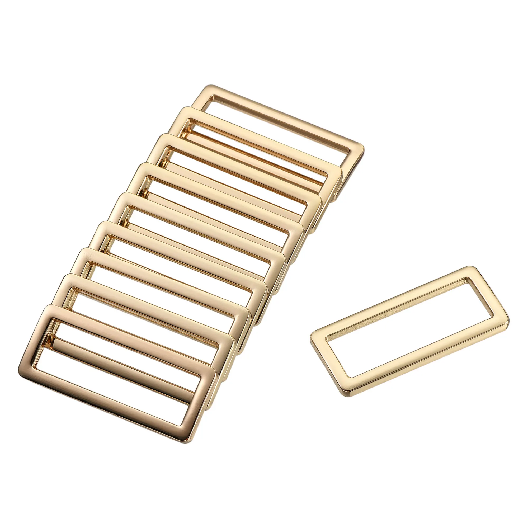 Uxcell Metal Rectangle Ring Buckles 39x12.5mm for Bags Belts DIY Gold Tone 20pcs
Uxcell Metal Rectangle Ring Buckles 39x12.5mm for Bags Belts DIY Gold Tone 20pcs