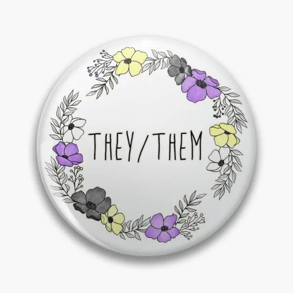 They Them - Nonbinary Flag Soft Enamel Pin Creative Fashion Lover Jewelry Gift Clothes Badge Collar Cute Decor Hat Funny
They Them - Nonbinary Flag Soft Enamel Pin Creative Fashion Lover Jewelry Gift Clothes Badge Collar Cute Decor Hat Funny