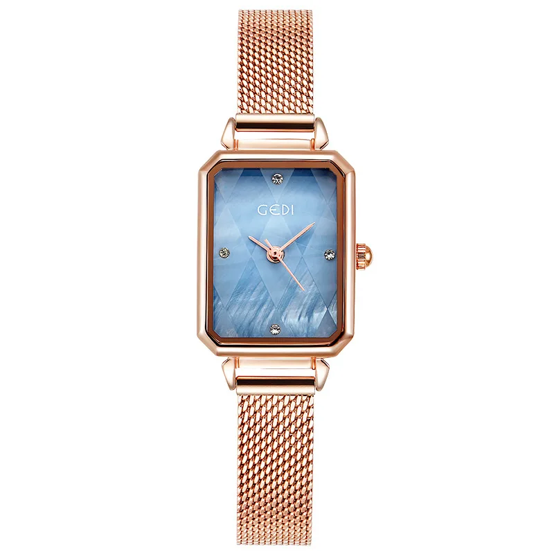 Rectangle Bracelet Watches Women Stainless Steel Mesh Rose Gold Waterproof Women Watch Ladies Quartz Watches relogio feminino
Rectangle Bracelet Watches Women Stainless Steel Mesh Rose Gold Waterproof Women Watch Ladies Quartz Watches relogio feminino