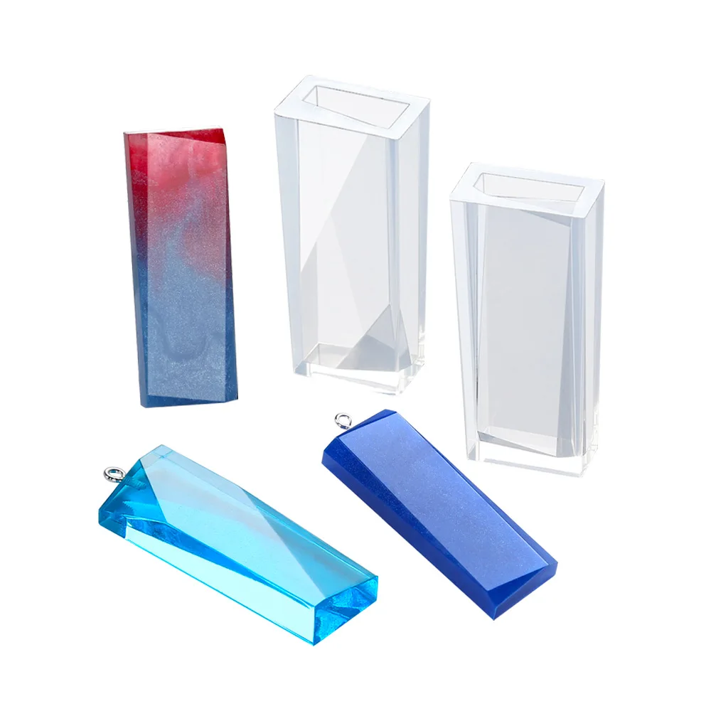 2pcs Cute Faceted Long Strip Pendant Mold Full Permeable Liquid Silicone Mold Pendant Mold Crystal Epoxy UV Glue Mold Wholesale
2pcs Cute Faceted Long Strip Pendant Mold Full Permeable Liquid Silicone Mold Pendant Mold Crystal Epoxy UV Glue Mold Wholesale