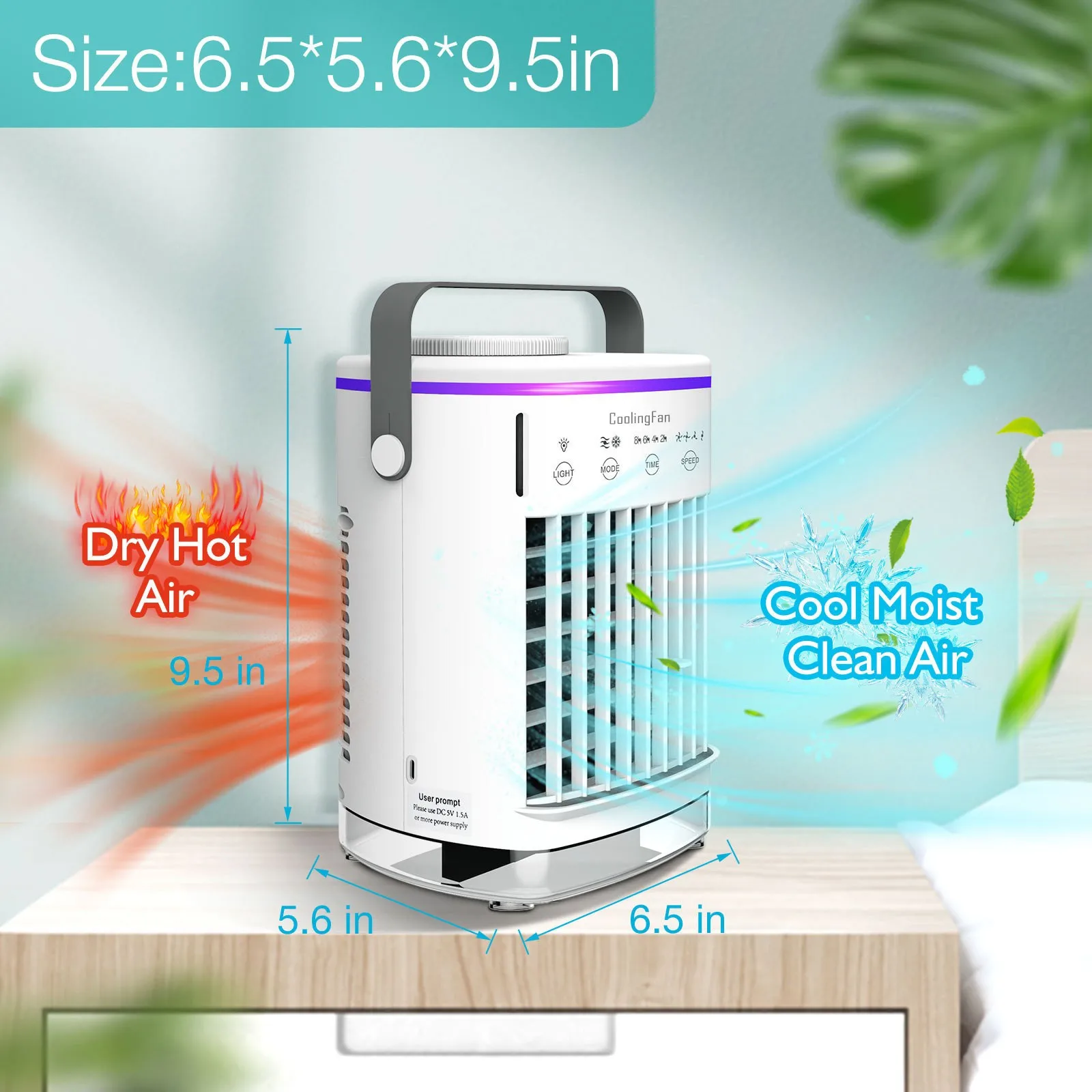 4 In 1 Portable Air Conditioner Fan Personal Space Air Cooler Fan Cooler Desk
4 In 1 Portable Air Conditioner Fan Personal Space Air Cooler Fan Cooler Desk