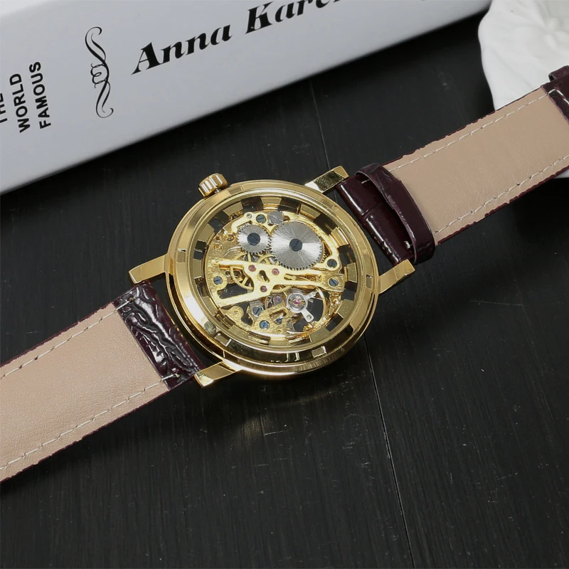 Winner Top Brand Fashion Casual Luxury Men Clock Leather Wristband Mechanical Watch Alloy Case Manual Winding Waterproof Watches
Winner Top Brand Fashion Casual Luxury Men Clock Leather Wristband Mechanical Watch Alloy Case Manual Winding Waterproof Watches