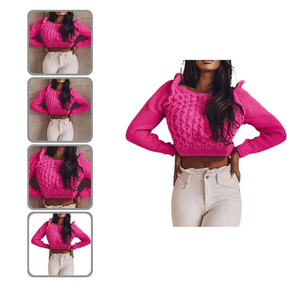 Pullover Sweater O-Neck Ribbed Cuffs Long Sleeve Ruffle Lace Up Sweater Jumper Sweater Jumper Streetwear
Pullover Sweater O-Neck Ribbed Cuffs Long Sleeve Ruffle Lace Up Sweater Jumper Sweater Jumper Streetwear