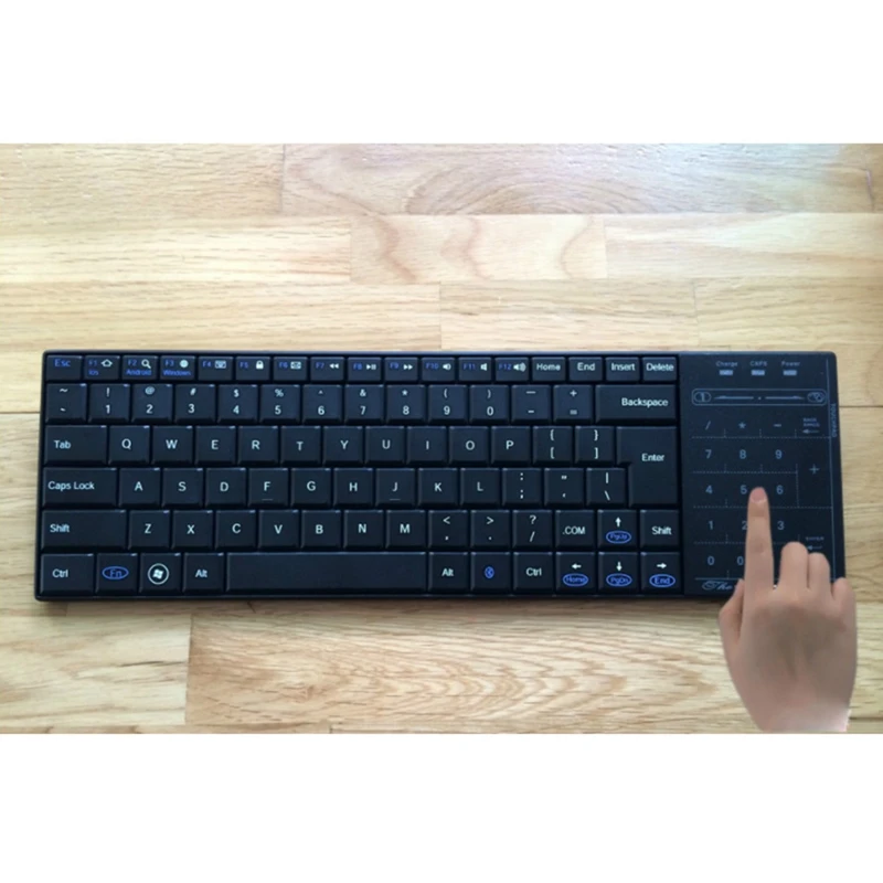 Bluetooth Keyboard Wireless Multifunctional Keyboard with Touchpad Keyboard for Cell Phone Compute
Bluetooth Keyboard Wireless Multifunctional Keyboard with Touchpad Keyboard for Cell Phone Compute