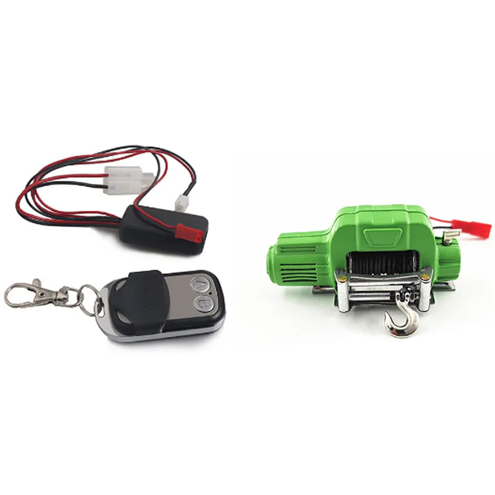 Electric Motor Winch & Controller Receiver for 1/10 Axial SCX10 90046 D90 TRX4 Defender RC Car Accessories
Electric Motor Winch & Controller Receiver for 1/10 Axial SCX10 90046 D90 TRX4 Defender RC Car Accessories