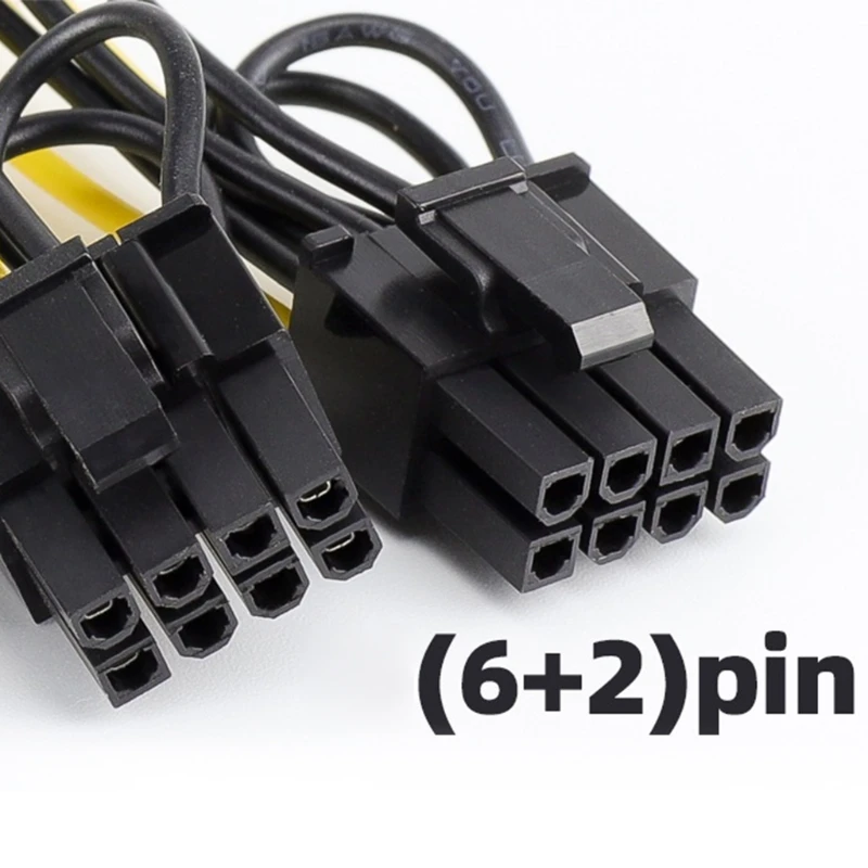 5Pcs 6 Pin to Dual PCIe 8 Pin Y-Splitter Extension Cable Mining Video Card Line Dropshipping
5Pcs 6 Pin to Dual PCIe 8 Pin Y-Splitter Extension Cable Mining Video Card Line Dropshipping