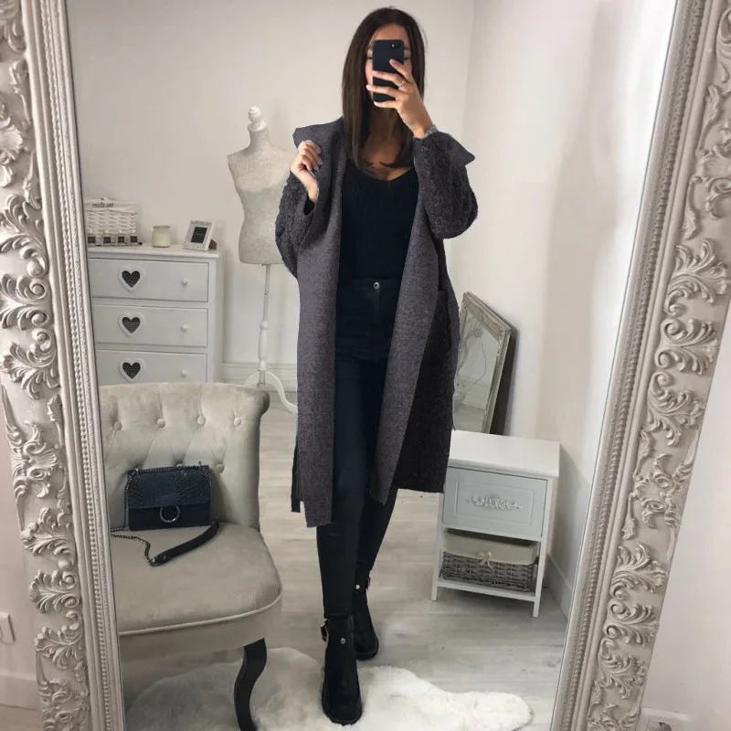 Hot Selling Hooded Loose Medium Length with Belt Woolen Coat Army Green Brown Trench Windbreaker 
Hot Selling Hooded Loose Medium Length with Belt Woolen Coat Army Green Brown Trench Windbreaker