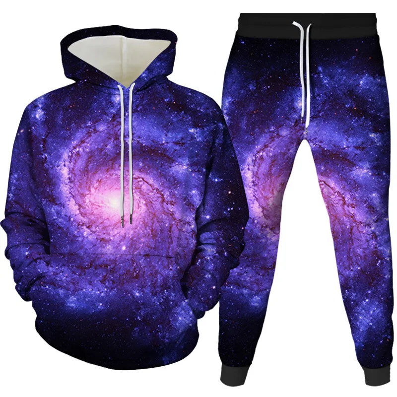 tracksuit men 2021 Autumn Sets Digital Printing 3D Beautiful Starry Sky Hoodie + Trousers 2 Sets Of Fashionable Leisure Suits
tracksuit men 2021 Autumn Sets Digital Printing 3D Beautiful Starry Sky Hoodie + Trousers 2 Sets Of Fashionable Leisure Suits