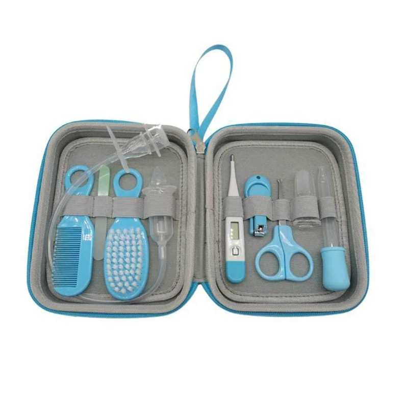 9Pcs Baby Grooming Health Care Kit Nail Clipper Brush Comb Scissors File Thermometer Nasal Aspirator Finger Toothbrush
9Pcs Baby Grooming Health Care Kit Nail Clipper Brush Comb Scissors File Thermometer Nasal Aspirator Finger Toothbrush