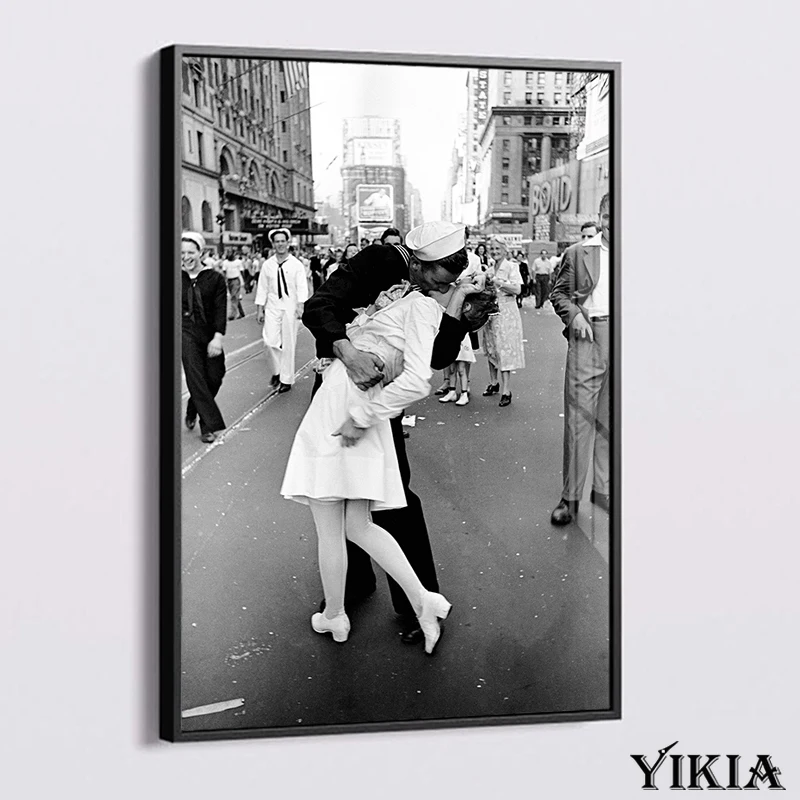 Victory Kiss Wall Art Canvas Painting Black and White Luxury Vintage Figure Poster and Prints HD Aesthetic Room Decor Picture
Victory Kiss Wall Art Canvas Painting Black and White Luxury Vintage Figure Poster and Prints HD Aesthetic Room Decor Picture