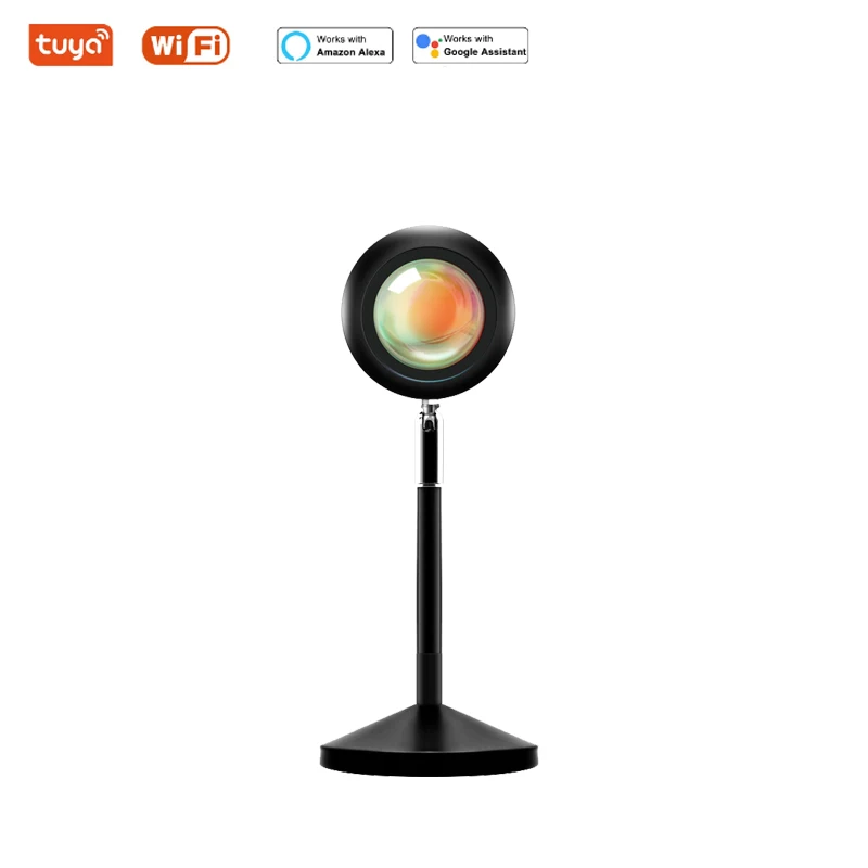 Tuya Smart Life WiFi Sunset Light RGB Projection Light Background Projection Atmosphere Light Work With Alexa/Google Home
Tuya Smart Life WiFi Sunset Light RGB Projection Light Background Projection Atmosphere Light Work With Alexa/Google Home