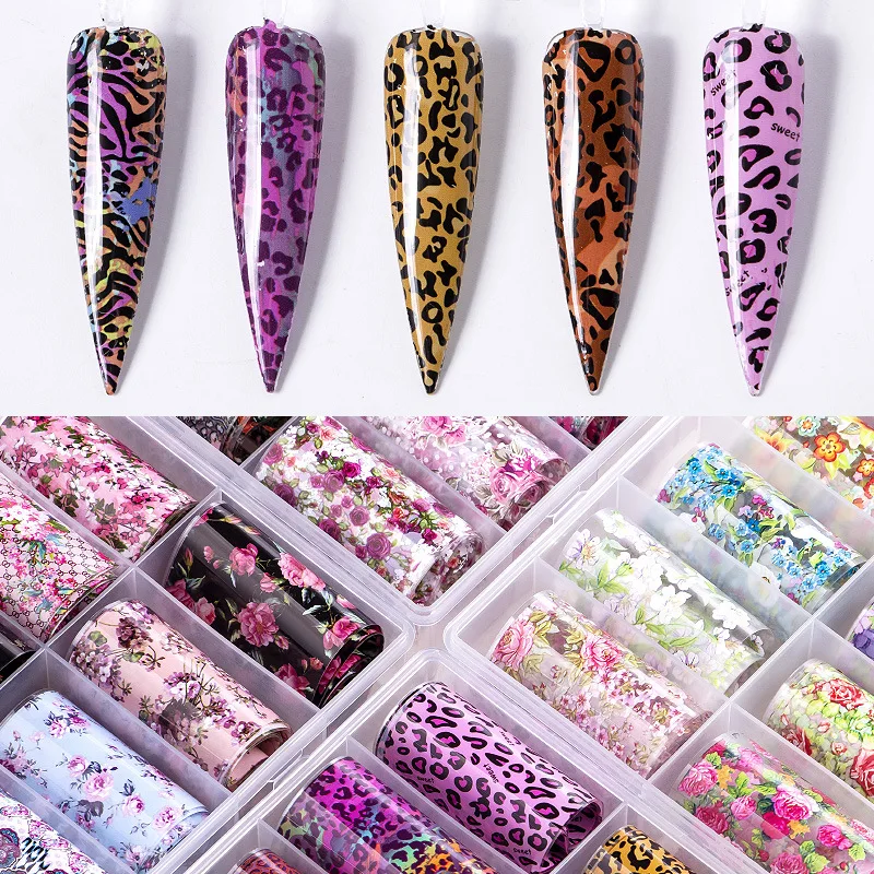 Christmas Halloween Star Paper Nail Transfer Paste Nail Sticker Star Candy Color Leopard Flower Lines Nail Decoration DIY Accor
Christmas Halloween Star Paper Nail Transfer Paste Nail Sticker Star Candy Color Leopard Flower Lines Nail Decoration DIY Accor